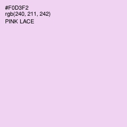 #F0D3F2 - Pink Lace Color Image